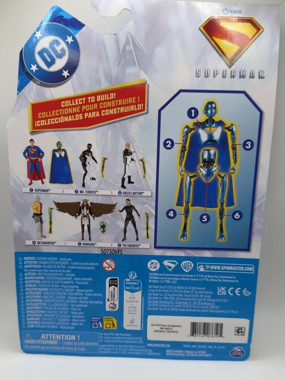 DC Comics Superman Figure - Blue, Red & Yellow Costume